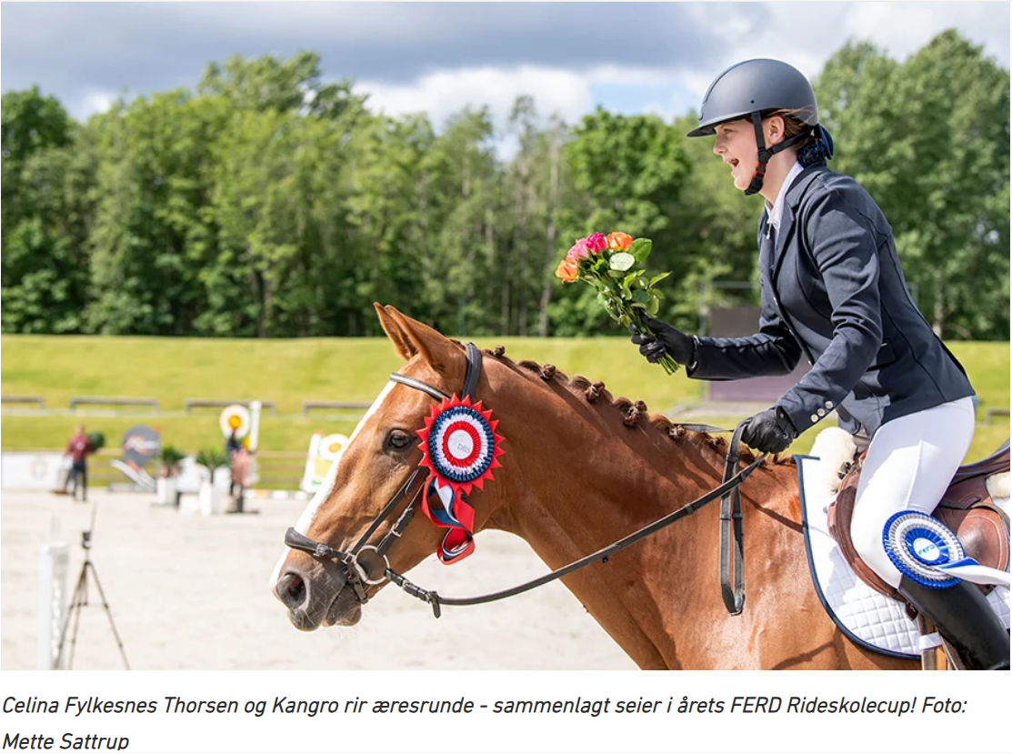 Helt til topps i finalen i FERD Rideskolecup 2024!