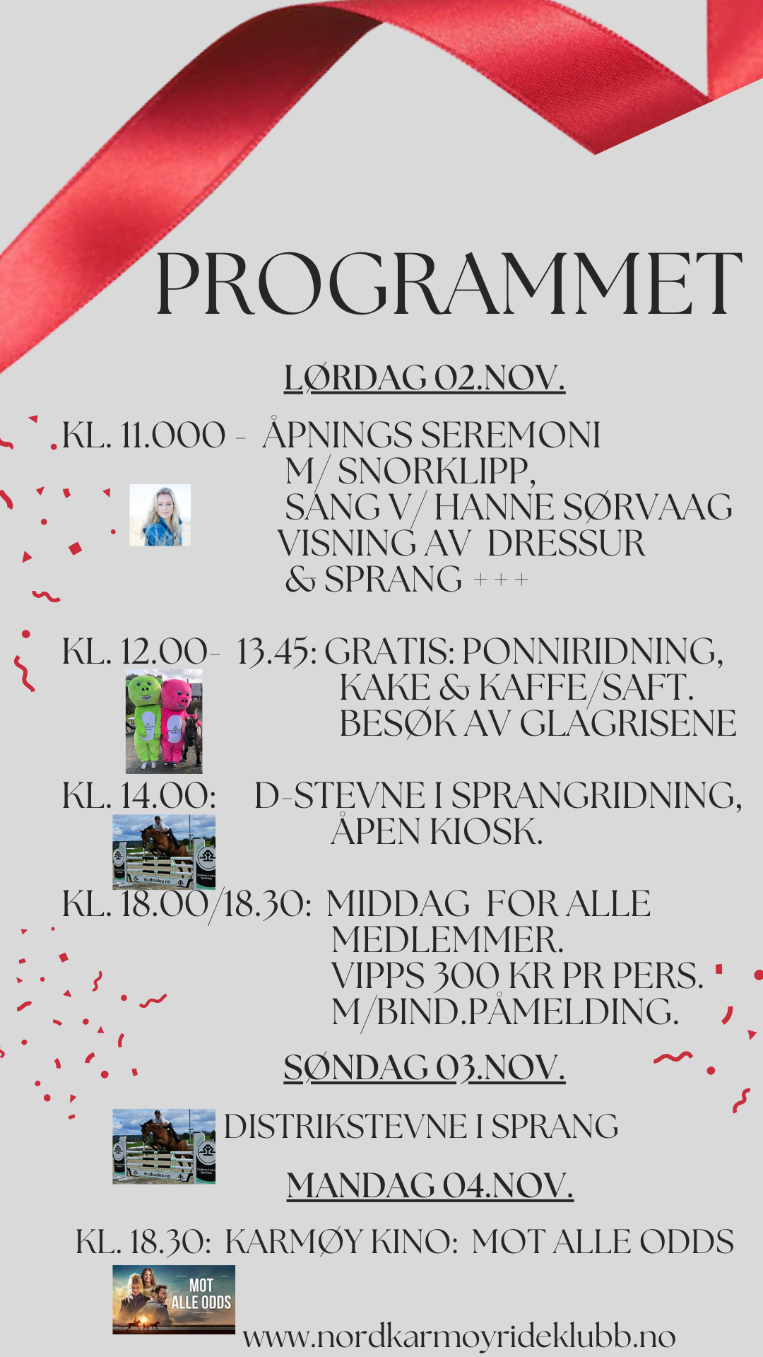 Velkommen til åpningen av NOKA Hallen!