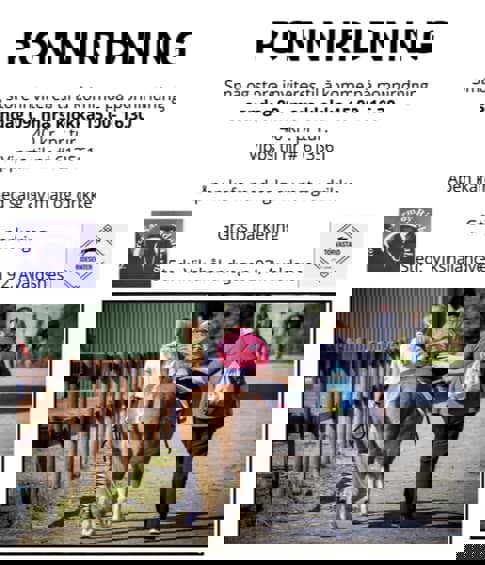 Bruktmarked, ponniridning og åpen kafe ! 