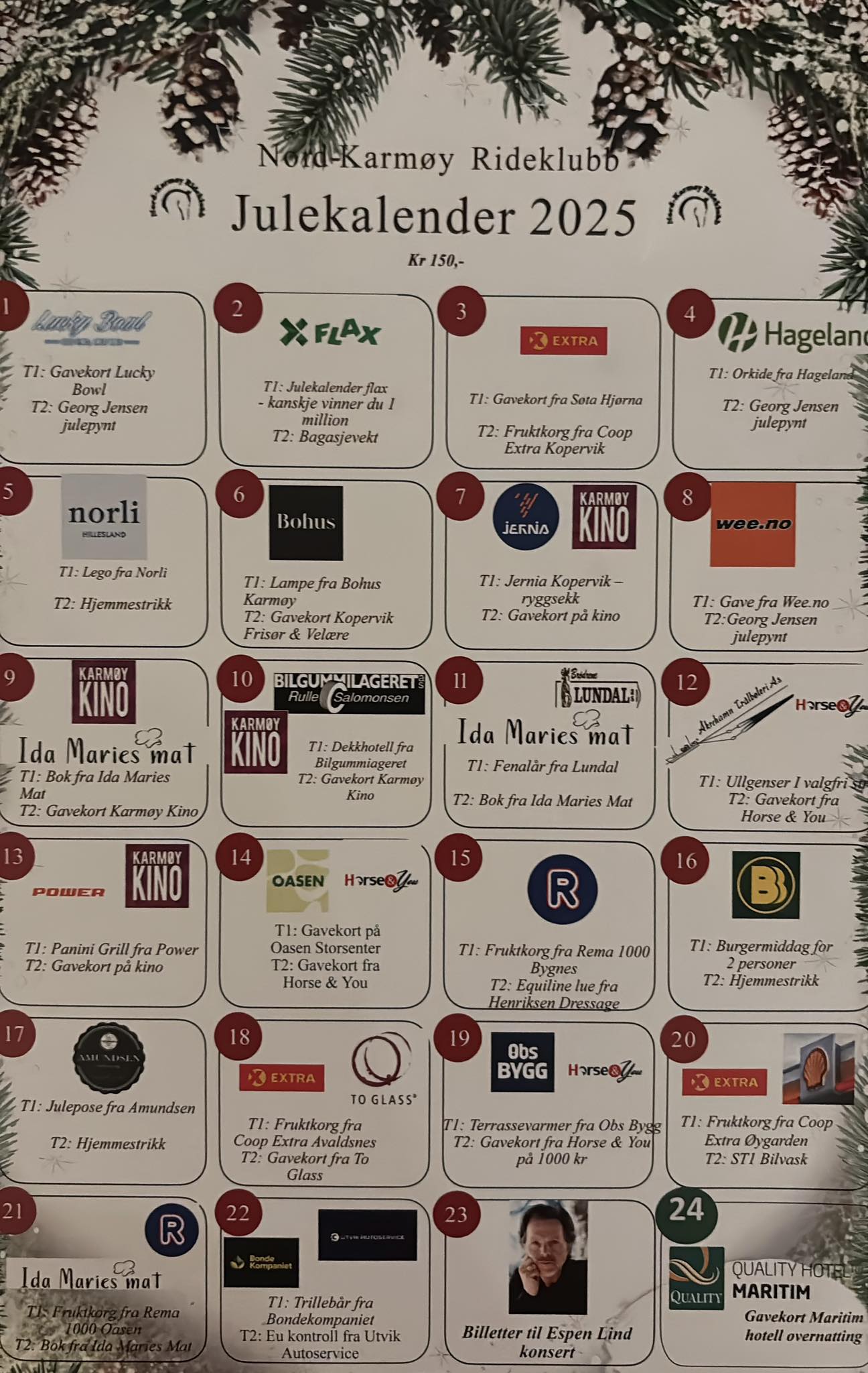 Artikkelbilde til artikkelen Årets trekning er i gang!